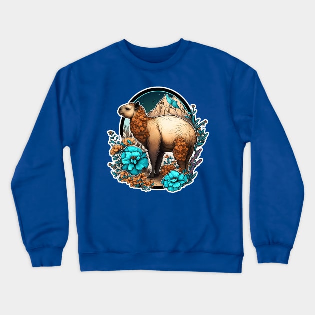 Camel Crewneck Sweatshirt by Zoo state of mind